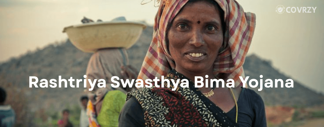 A woman labourer seen in a work field under the Rashtriya Swasthya Bima Yojana 