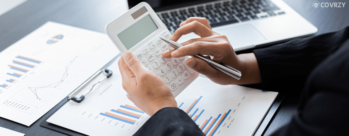An individual calculating sundry creditors in their balance sheets